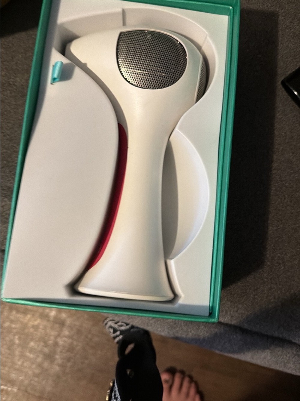 White & Red Women’s Hair Removal Device